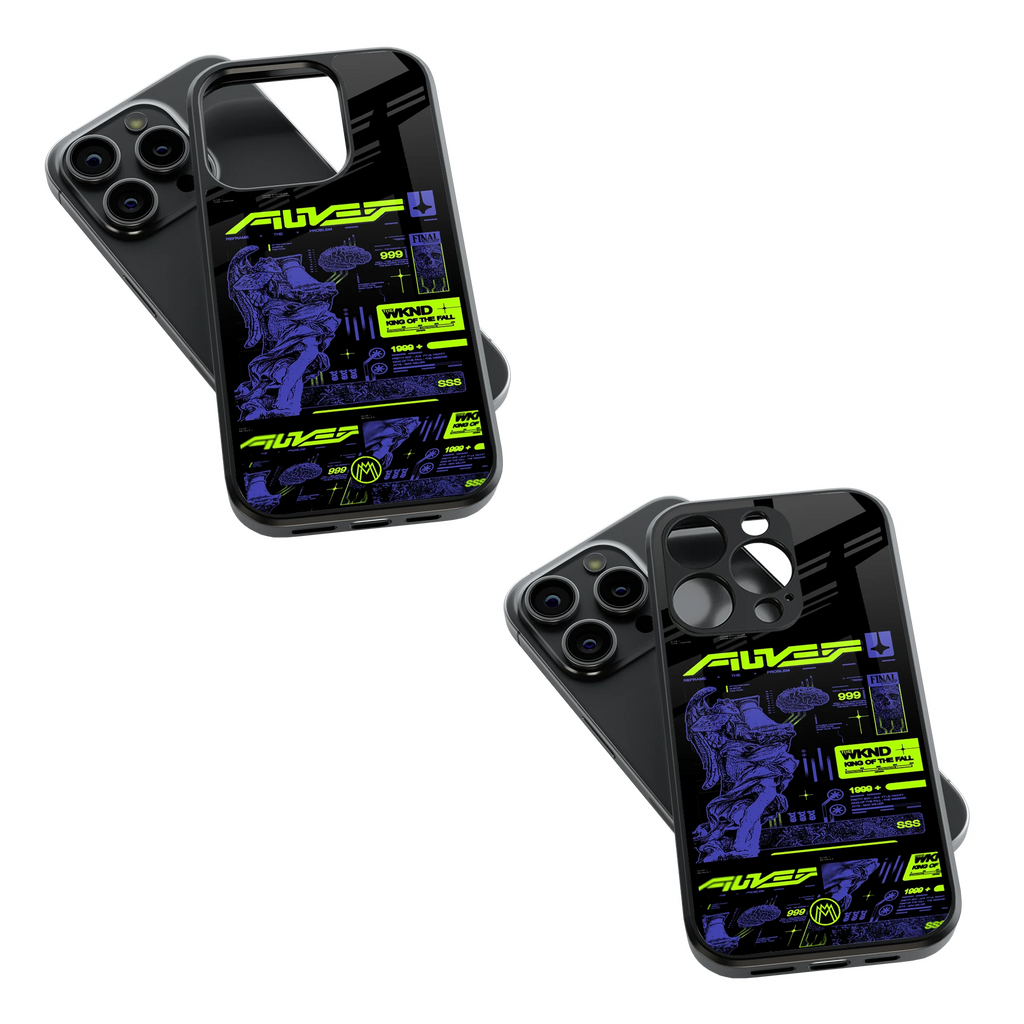 Trendy Glass Back Mobile Case for iPhone, Samsung, Redmi, OnePlus, Google Pixel, Motorola