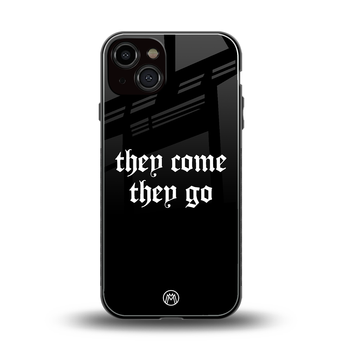 they come they go back phone cover | glass case for iphone 13