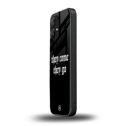 they come they go back phone cover | glass case for nothing phone 1