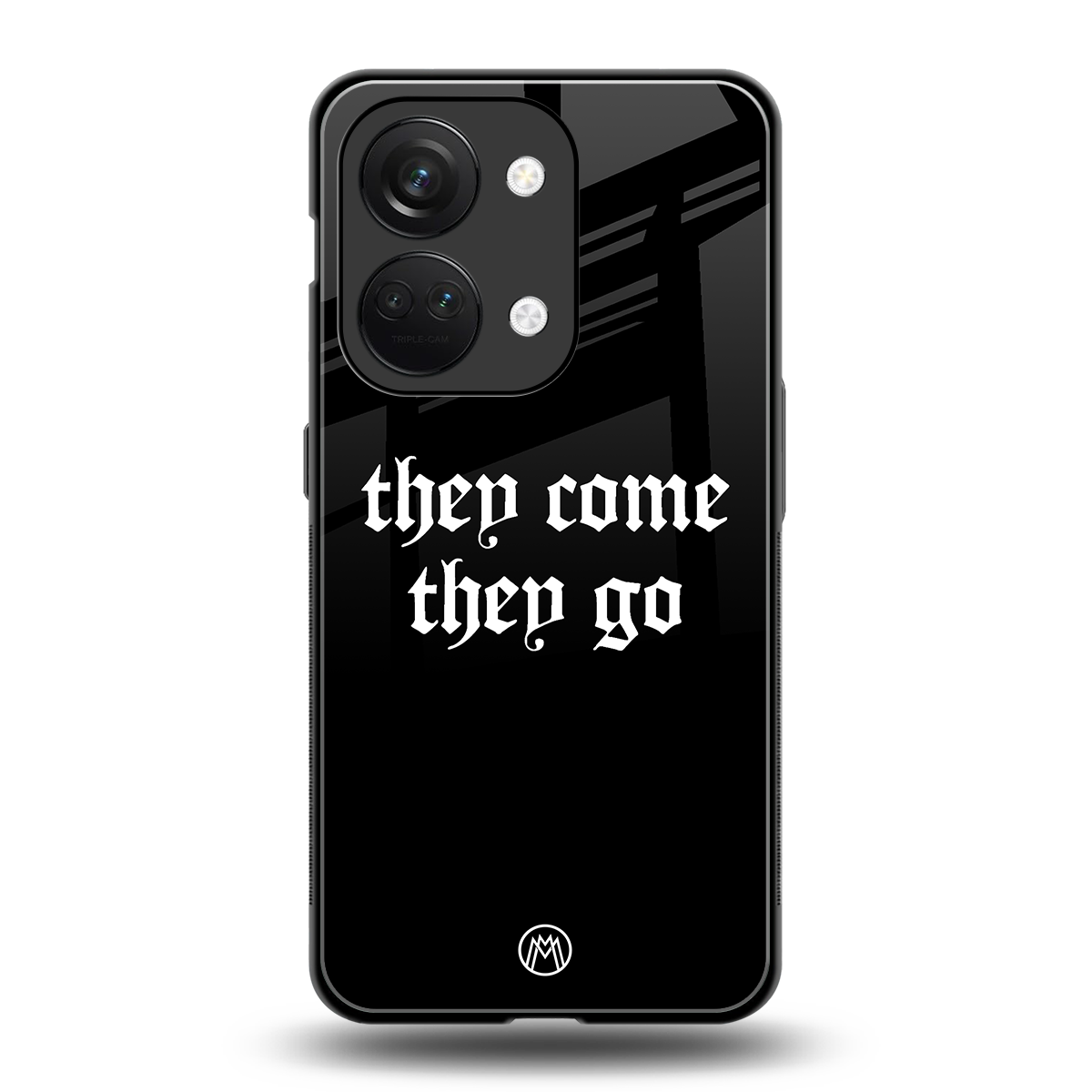 they come they go back phone cover | glass case for oneplus nord 3