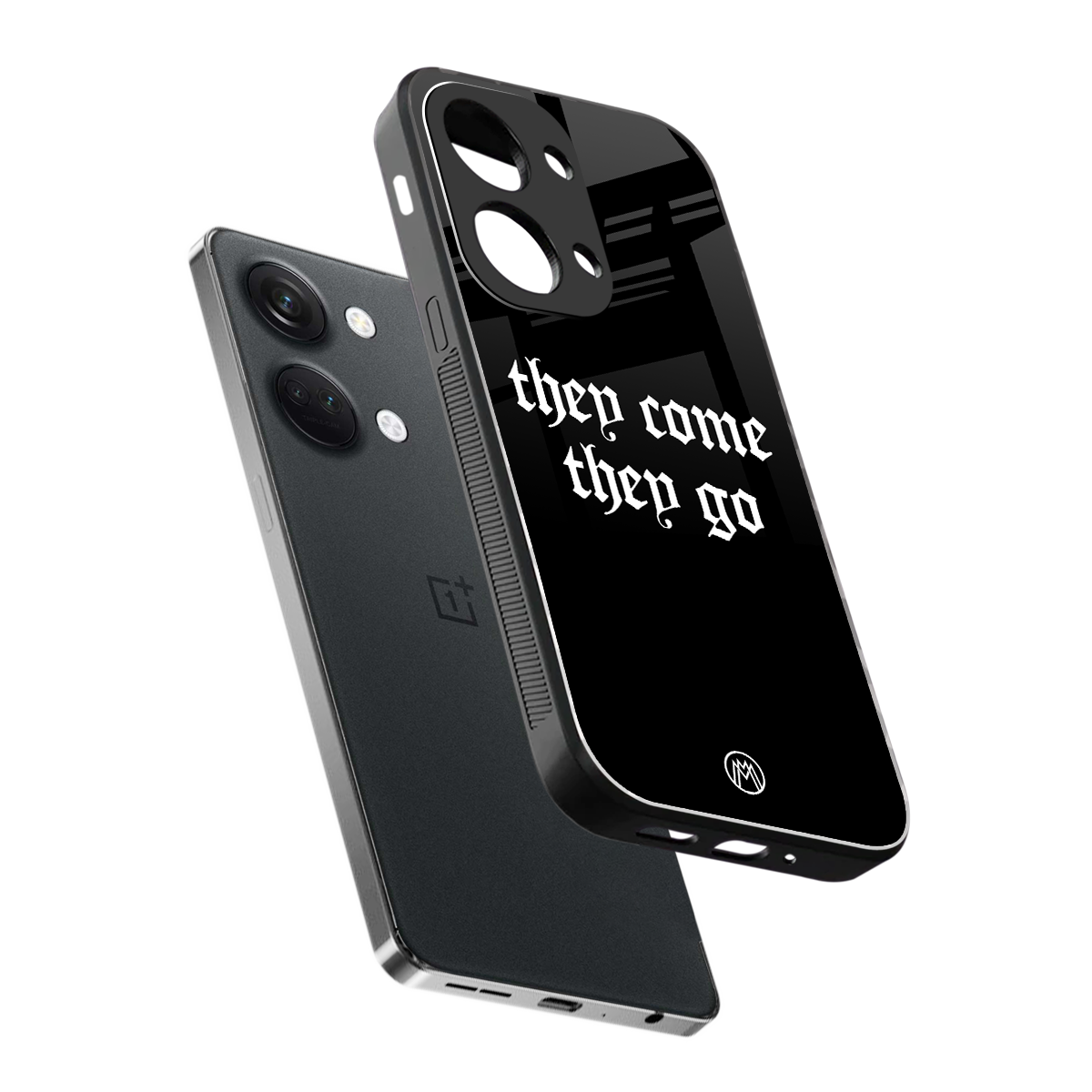 they come they go back phone cover | glass case for oneplus nord 3