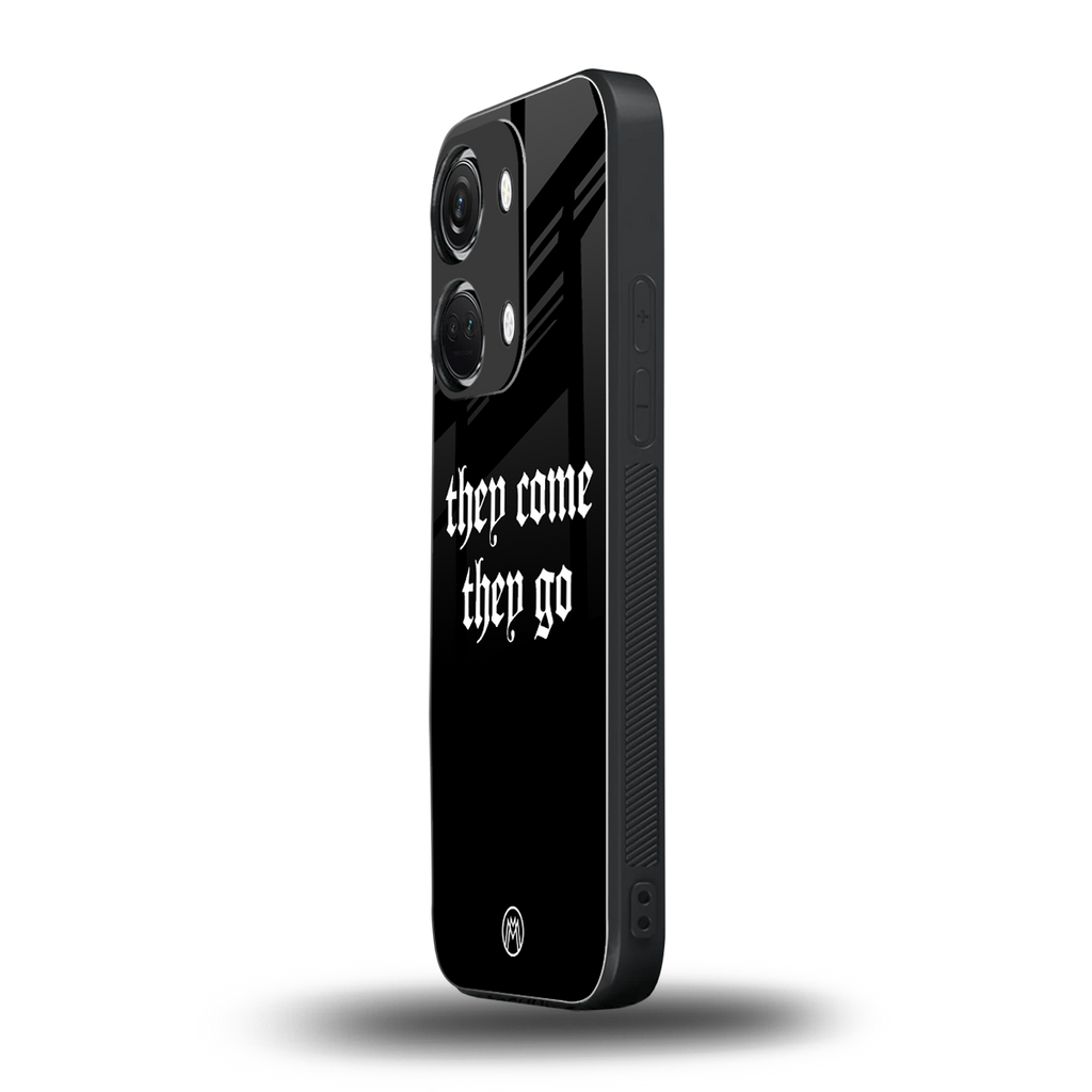 they come they go back phone cover | glass case for oneplus nord 3
