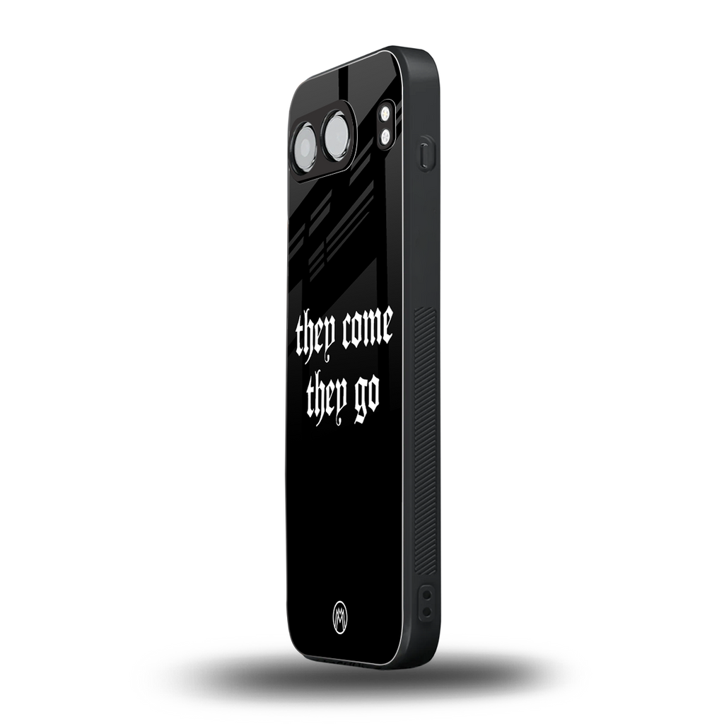 they come they go back phone cover | glass case for oneplus nord 4
