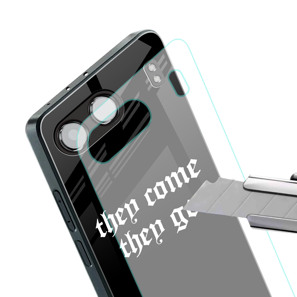 they come they go back phone cover | glass case for oneplus nord 4