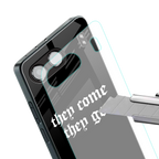 they come they go back phone cover | glass case for oneplus nord 4