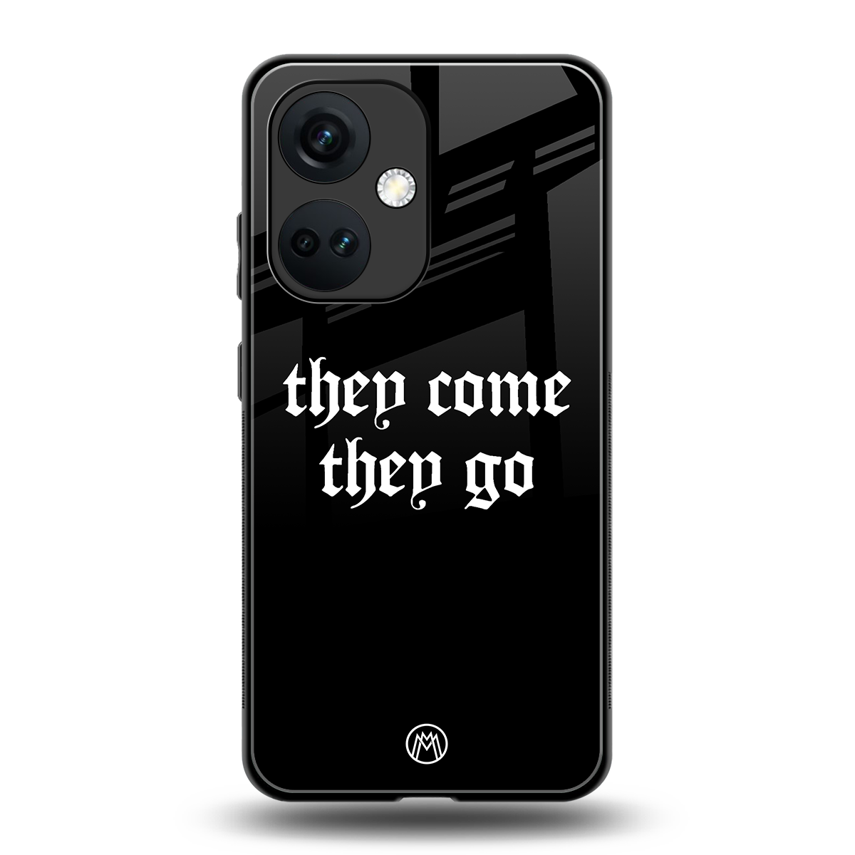 they come they go back phone cover | glass case for oneplus nord ce 3
