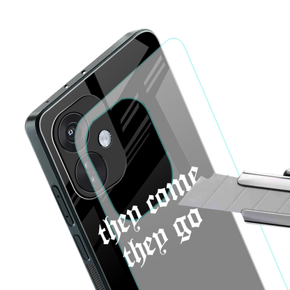 they come they go back phone cover | glass case for oneplus nord ce 3