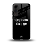 they come they go back phone cover | glass case for oneplus nord ce 4 lite