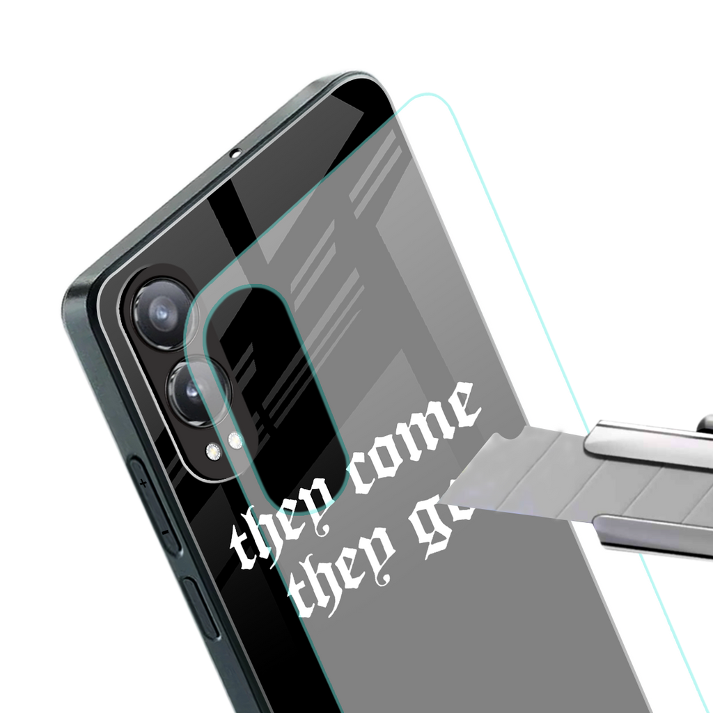they come they go back phone cover | glass case for oneplus nord ce 4 lite