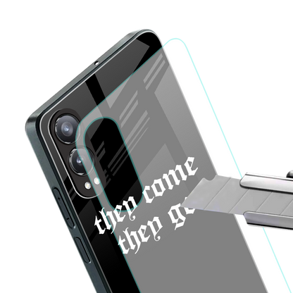 they come they go back phone cover | glass case for oneplus nord ce 4 lite