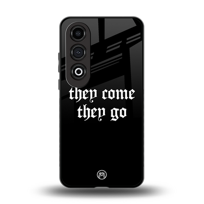 they come they go back phone cover | glass case for oneplus nord ce 4