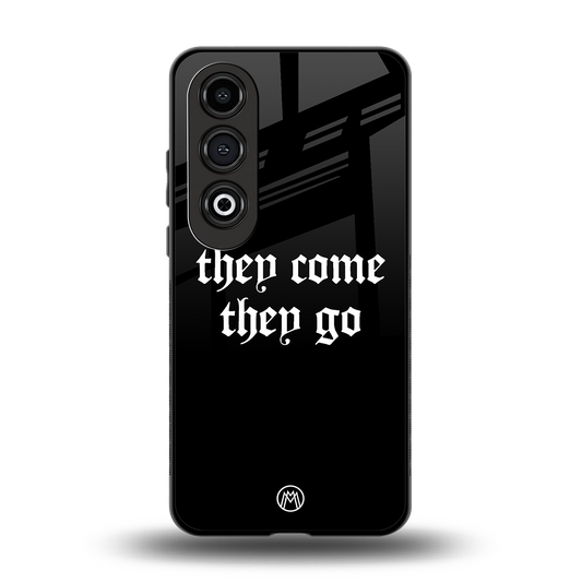 they come they go back phone cover | glass case for oneplus nord ce 4