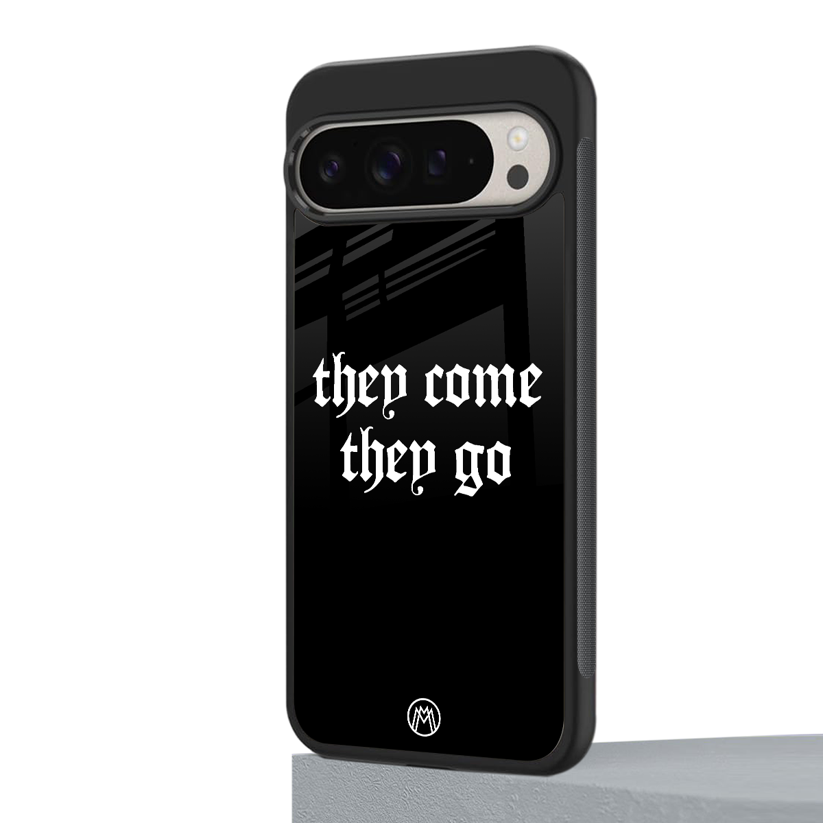 they come they go back phone cover | glass case for google pixel 9 pro