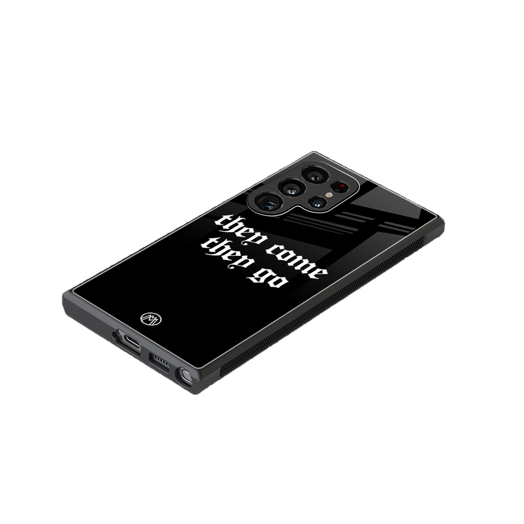 they come they go back phone cover | glass case for samsung galaxy s23 ultra