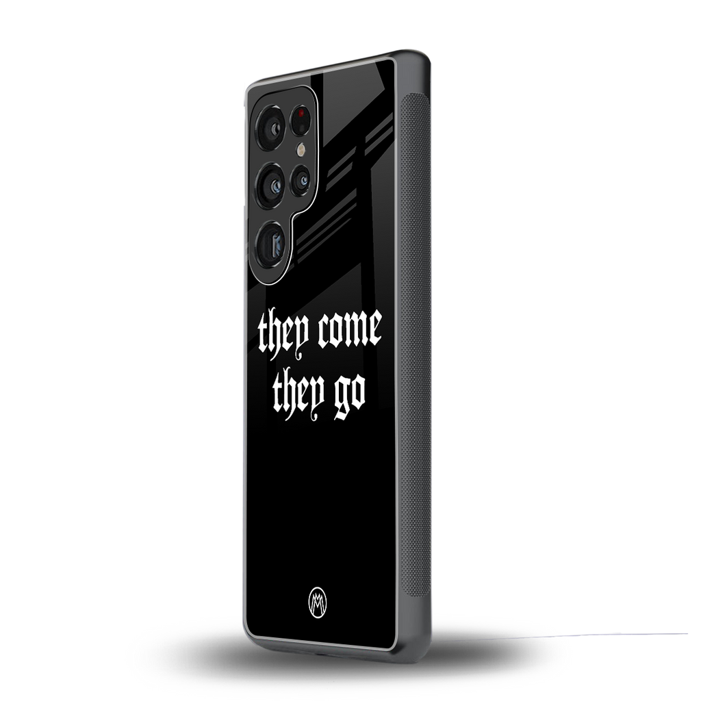 they come they go back phone cover | glass case for samsung galaxy s25 ultra