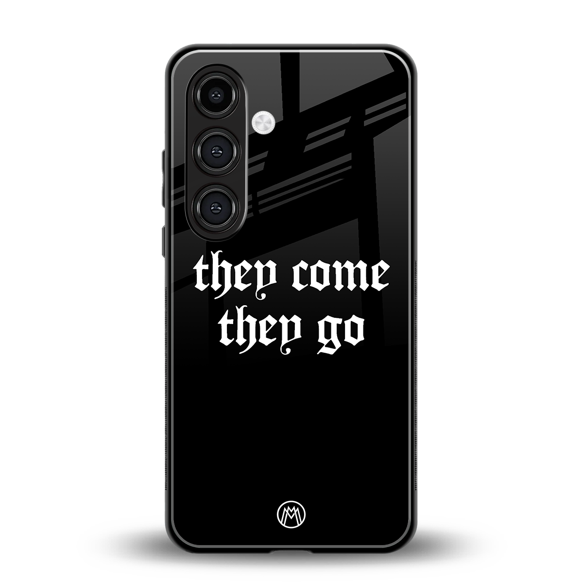 they come they go back phone cover | glass case for samsung galaxy s25 plus