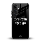 they come they go back phone cover | glass case for samsung galaxy s24 fe