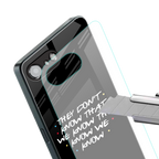 they don't know that we know - friends back phone cover | glass case for iphone 16e