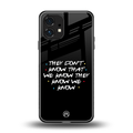 they don't know that we know - friends back phone cover | glass case for nothing phone 1