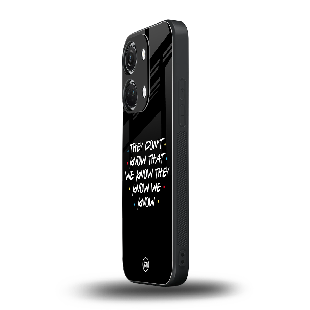they don't know that we know - friends back phone cover | glass case for oneplus nord 3