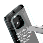 they don't know that we know - friends back phone cover | glass case for oneplus nord 3