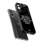 they don't know that we know - friends back phone cover | glass case for oneplus nord ce 4 lite