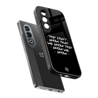 they don't know that we know - friends back phone cover | glass case for oneplus nord ce 4