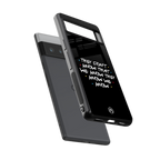 they don't know that we know - friends back phone cover | glass case for google pixel 6 pro