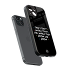 they don't know that we know - friends back phone cover | glass case for iphone 15