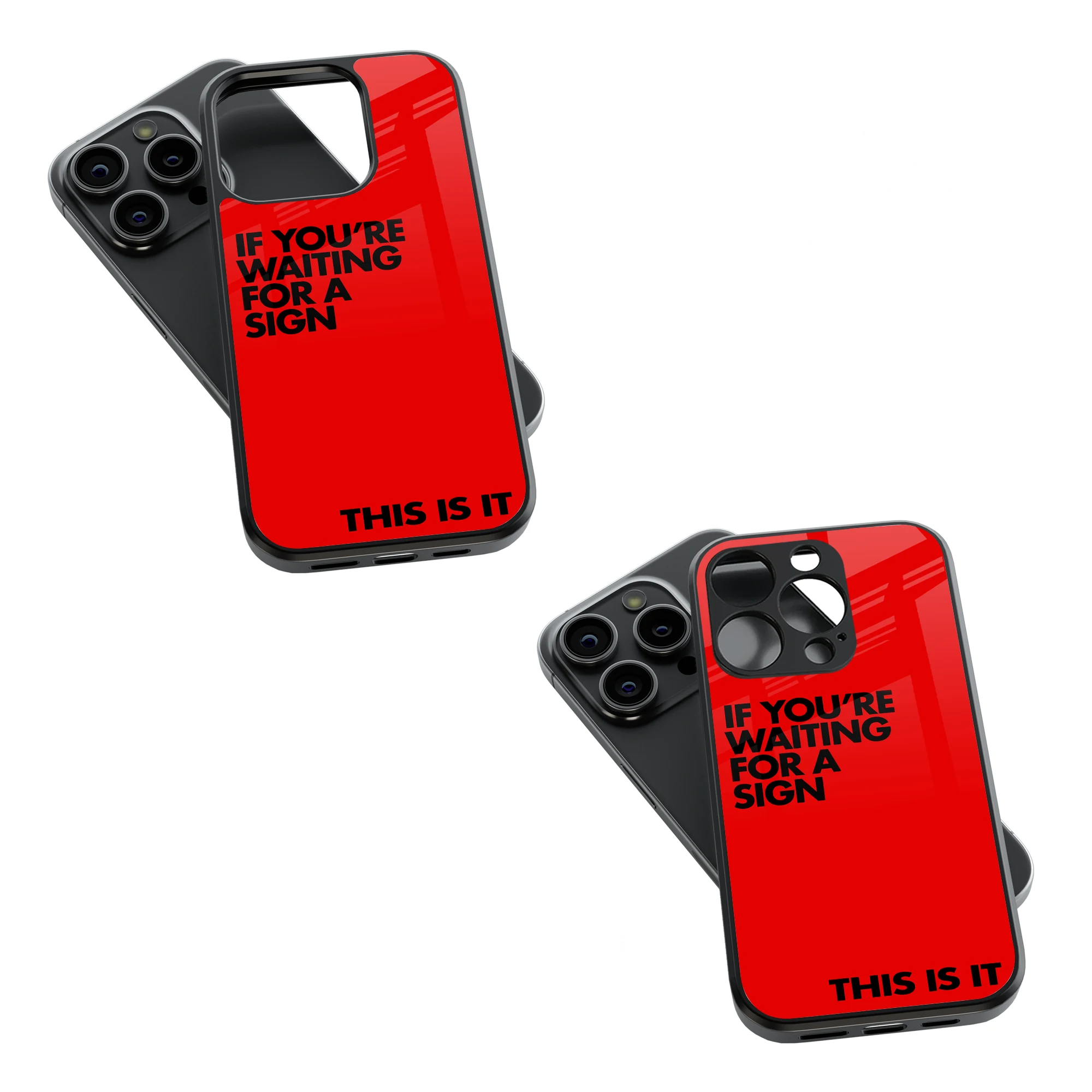 Trendy Glass Back Mobile Case for iPhone, Samsung, Redmi, OnePlus, Google Pixel, Motorola