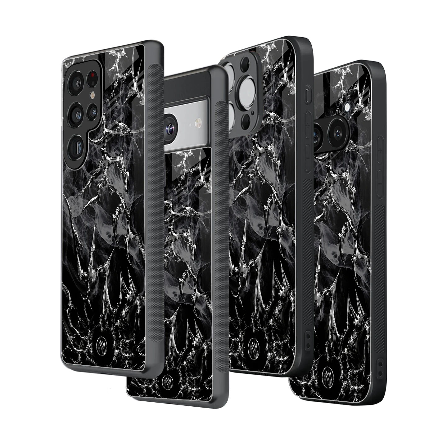 Stylish Glass Back Case for All Smartphones iPhone, Samsung, OnePlus, Pixel, Redmi, Oppo, Vivo, Motorola