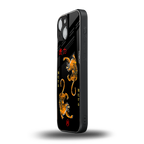 tigers black back phone cover | glass case for iphone 13 mini
