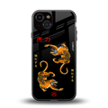 tigers black back phone cover | glass case for iphone 13