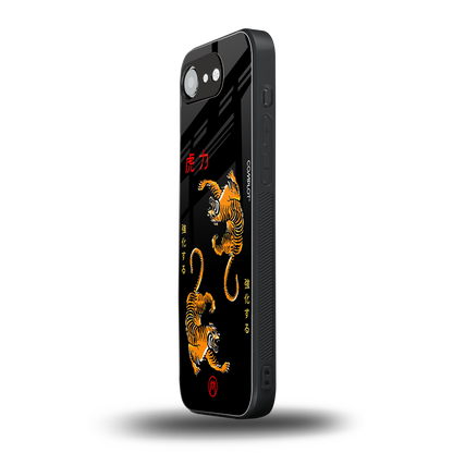 tigers black back phone cover | glass case for iphone 16e