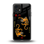 tigers black back phone cover | glass case for nothing phone 1