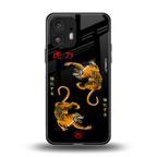 tigers black back phone cover | glass case for nothing phone 2