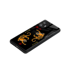 tigers black back phone cover | glass case for nothing phone 2