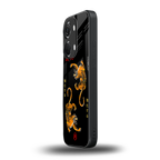 tigers black back phone cover | glass case for oneplus nord 3