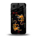 tigers black back phone cover | glass case for oneplus nord 4