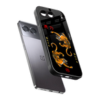 tigers black back phone cover | glass case for oneplus nord 4