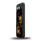 tigers black back phone cover | glass case for oneplus nord 4