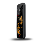 tigers black back phone cover | glass case for oneplus nord ce 3