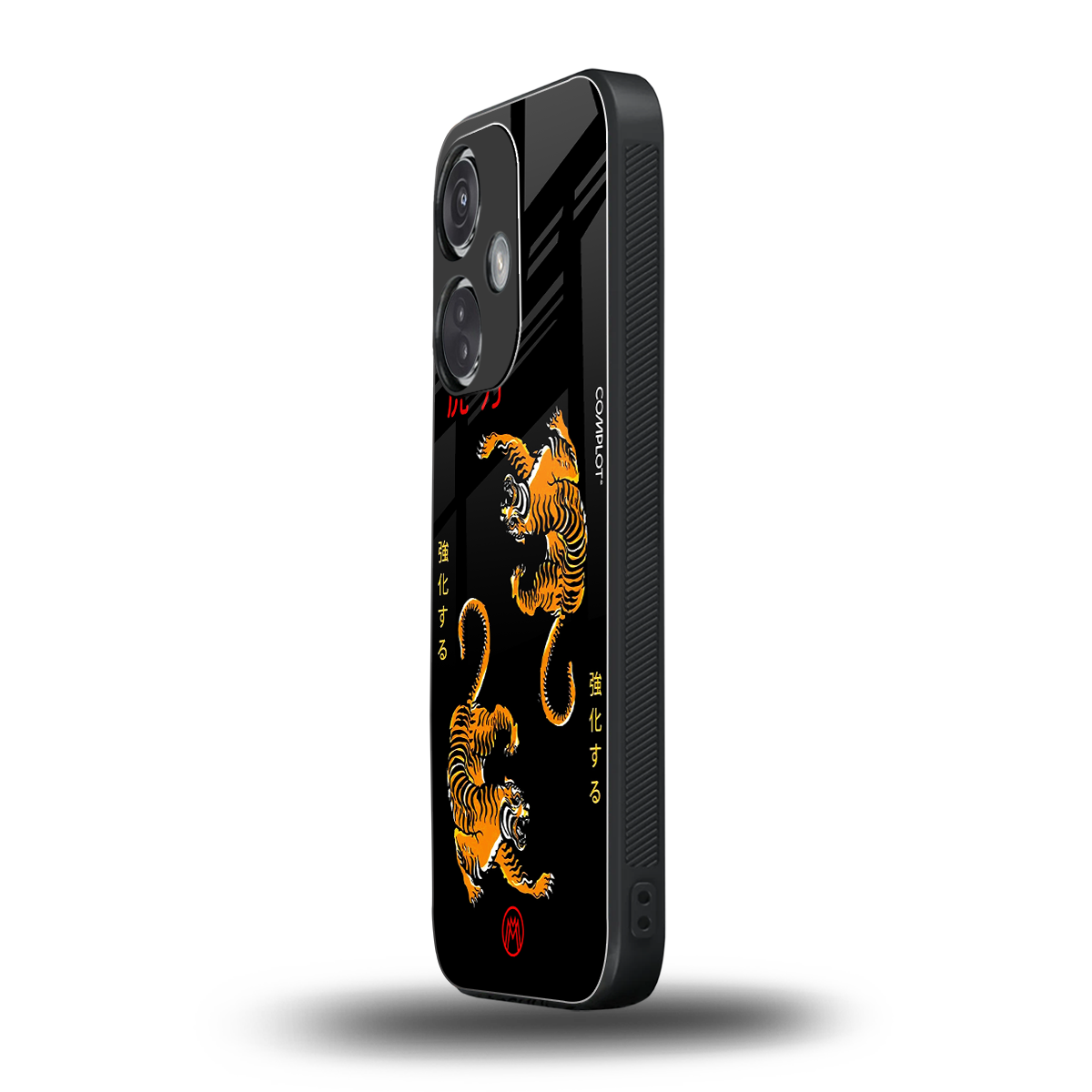 tigers black back phone cover | glass case for oneplus nord ce 3