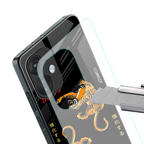 tigers black back phone cover | glass case for oneplus nord ce 3