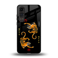 tigers black back phone cover | glass case for oneplus nord ce 4 lite