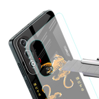 tigers black back phone cover | glass case for oneplus nord ce 4