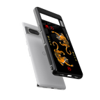 tigers black back phone cover | glass case for google pixel 7 pro