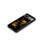 tigers black back phone cover | glass case for Google Pixel 7