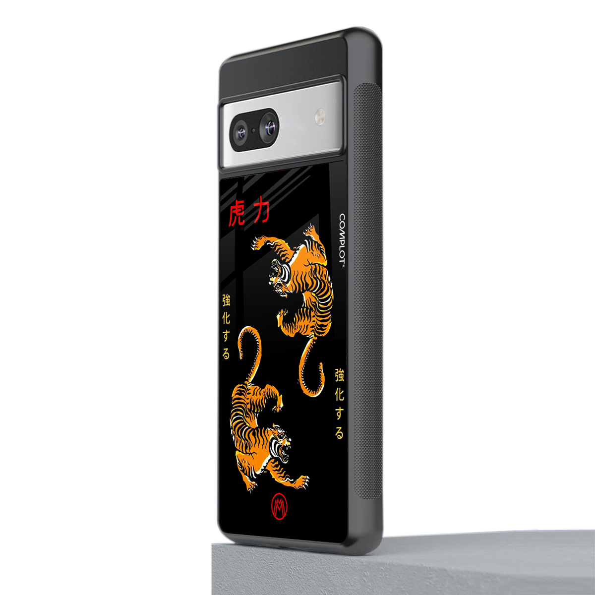 tigers black back phone cover | glass case for Google Pixel 7A
