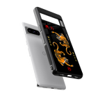 tigers black back phone cover | glass case for google pixel 8 pro